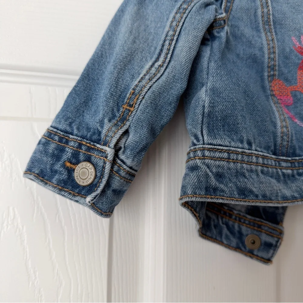babyGAP Disney Minnie Mouse Blue Denim Baby Jacket 12-18mos